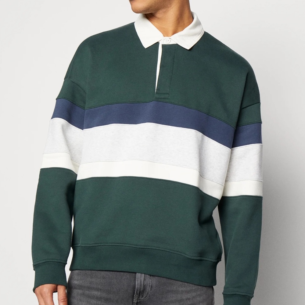 Abercrombie Rugby Polo Sweater NWOT